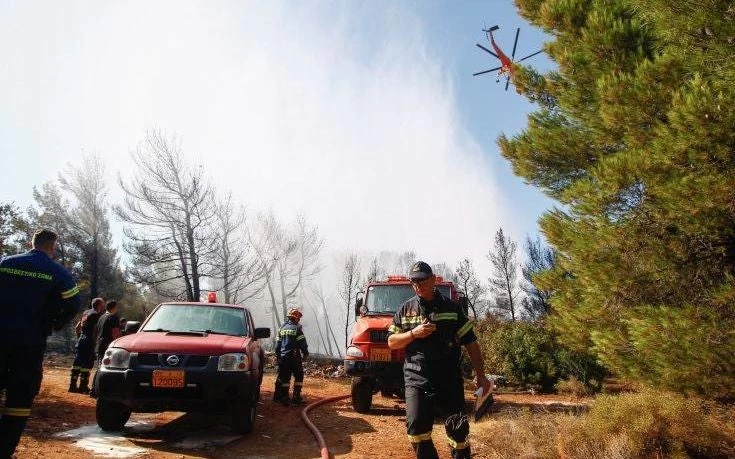 Πυρκαγιά στα Σβορωνάτα Κεφαλονιάς